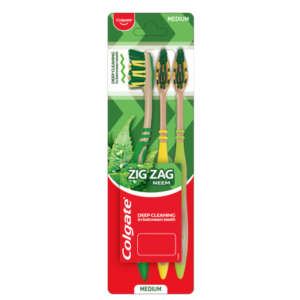 Colgate ZigZag Neem Medium Bristle Toothbrush