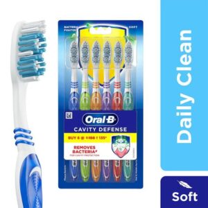 Oral-B Cavity Defense Bacteria Fighter Soft Toothbrush